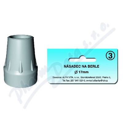 ALFA násadec na berle č.3 17mm