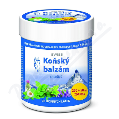 Koňský balzám SWISS chladivý 250 + 50 ml