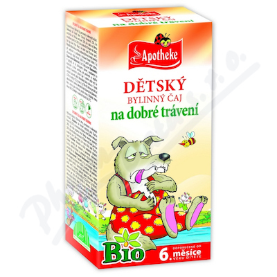 Apotheke Dětský čaj BIO dobré trávení 20x1.5g