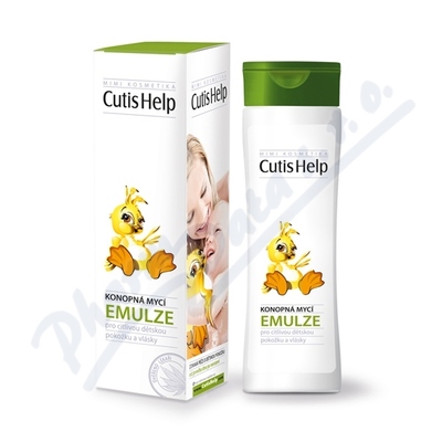 CutisHelp konopná mycí emulze dětská 200 ml