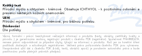 MERCO Sano mýdlo s ichtyolem 100g 8%