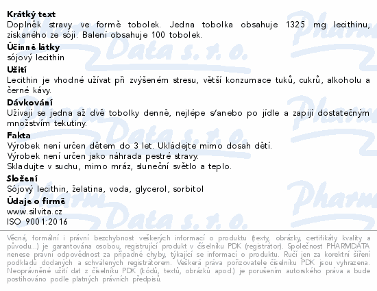 Mega LECITIN 1325mg 100 tobolek