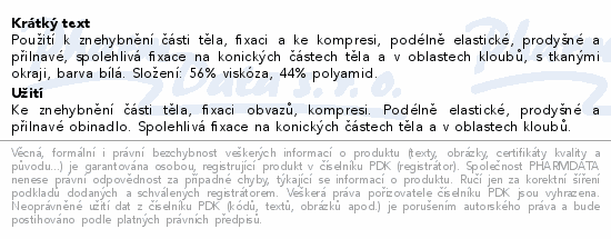 Obinadlo elastické fixační Mollelast 4cmx4m 20ks