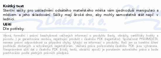 Tommee Tippee Sáčky na mateřské mléko 350ml 36ks