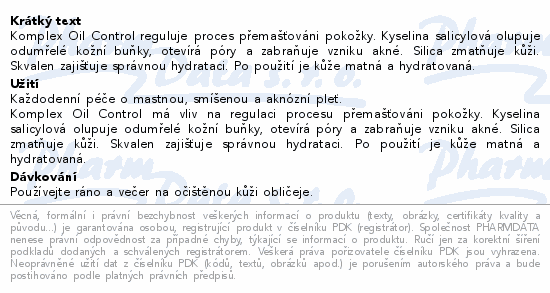 Biotter NC ACNE zmatňující krém na obličej 40ml