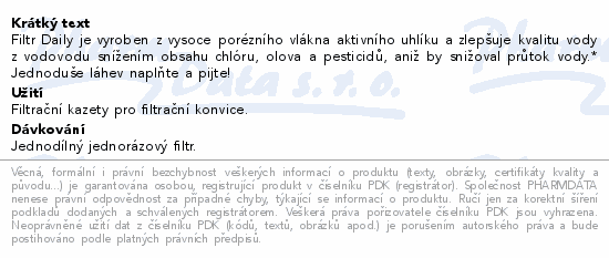 Philips Náhradní filtr pro Daily láhve 3ks