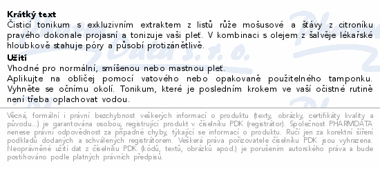 WELEDA Hloubkově čisticí tonikum 150ml