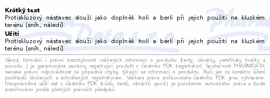 Nástavec protiskluzový pětihrotý Handicap