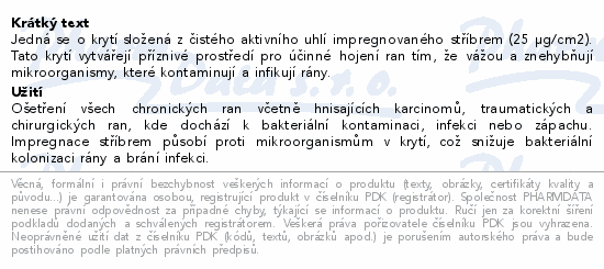 Actisorb Plus 25 krytí 6.5x9.5cm 10ks