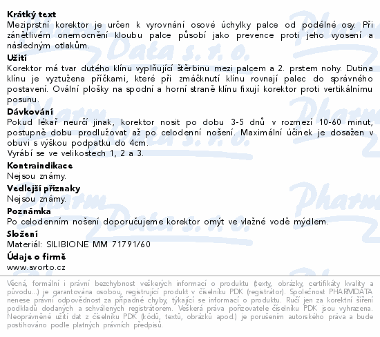 svorto 049 Korektor meziprstní 33-36 (1)